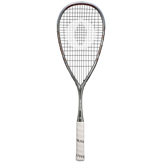 OLIVER Squashschläger Apex 5.0 Champion Edition (125g/ausgewogen) silber - besaitet -
